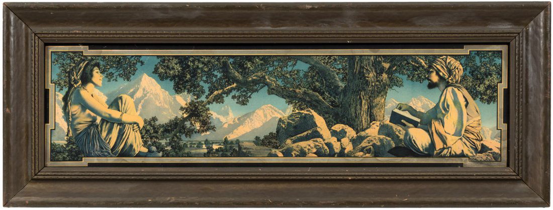 The Rubaiyat; Maxfield Parrish: Heading: Author: Parrish, Maxfield Title: The Rubaiyat Place Published: Cleveland, Ohio Publisher:C. A. Crane Date Published: 1917 Description: Original Maxfield Parrish pr