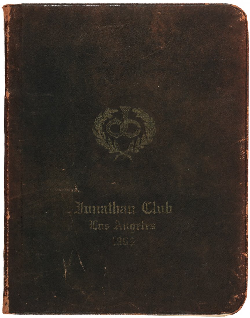 Jonathan Club of Los Angeles: Heading: (Los Angeles) Author: Title: Jonathan Club of Los Angeles 1906-1907 Place Published: [Los Angeles] Publisher:[W.P. Jeffries Co.] Date Published: 1906 Description:
