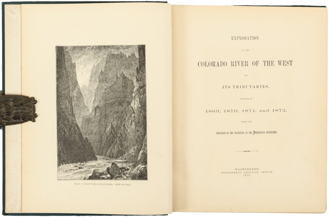 Powell's Exploration of the Colorado River: Heading: Author: [Powell, John Wesley] Title: Exploration of the Colorado River of the West and its Tributaries. Explored in 1869, 1870, 1871, and 1872, under the Direction of the Secretary of the Sm