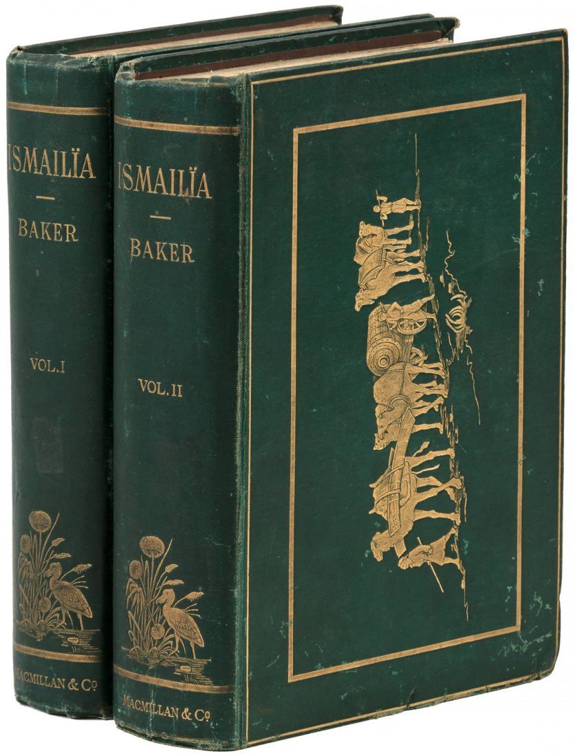 Samuel Baker Suppresses African Slavery 1874: Heading: Author: Baker, Samuel White Title: Ismailïa: A Narrative of the Expedition to Central Africa for the Suppression of the Slave Trade. Organized by Ismail, Khedive of Egypt Place Published: Lo