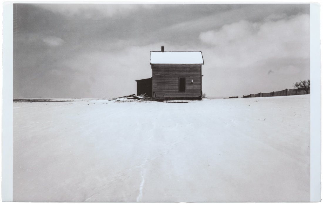 Wright Morris Photograph of a Nebraska House in winter: Heading: (Photographs) Author: Morris, Wright Title: House in Winter, near Lincoln, Nebraska Place Published: No place Publisher:Wright Morris Date Published: 1941 [later impression] De