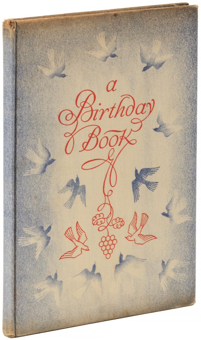 Rockwell Kent Birthday Book Signed Limited Edition: Heading: Author: Kent, Rockwell Title: A Birthday Book Place Published: New York Publisher:Random House Date Published: 1931 Description: Illustrated with woodcuts by Rockw