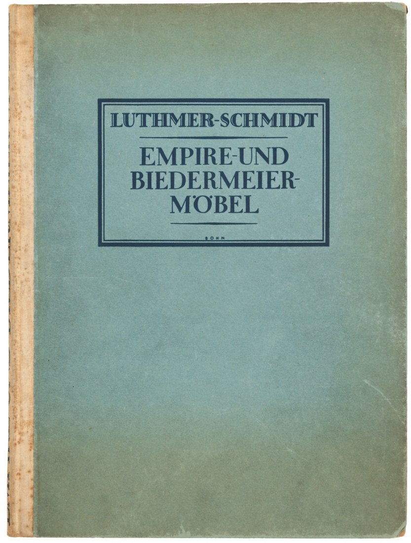 Biedermeier furniture in European collections: Heading: Author: Luther, Ferdinand & Robert Schmidt Title: Empire- und Biedermeiermöbel aus Schlössern und Bürgerhäusern Place Published: Stuttgart Publisher:Julius Hoffmann Date Published:
