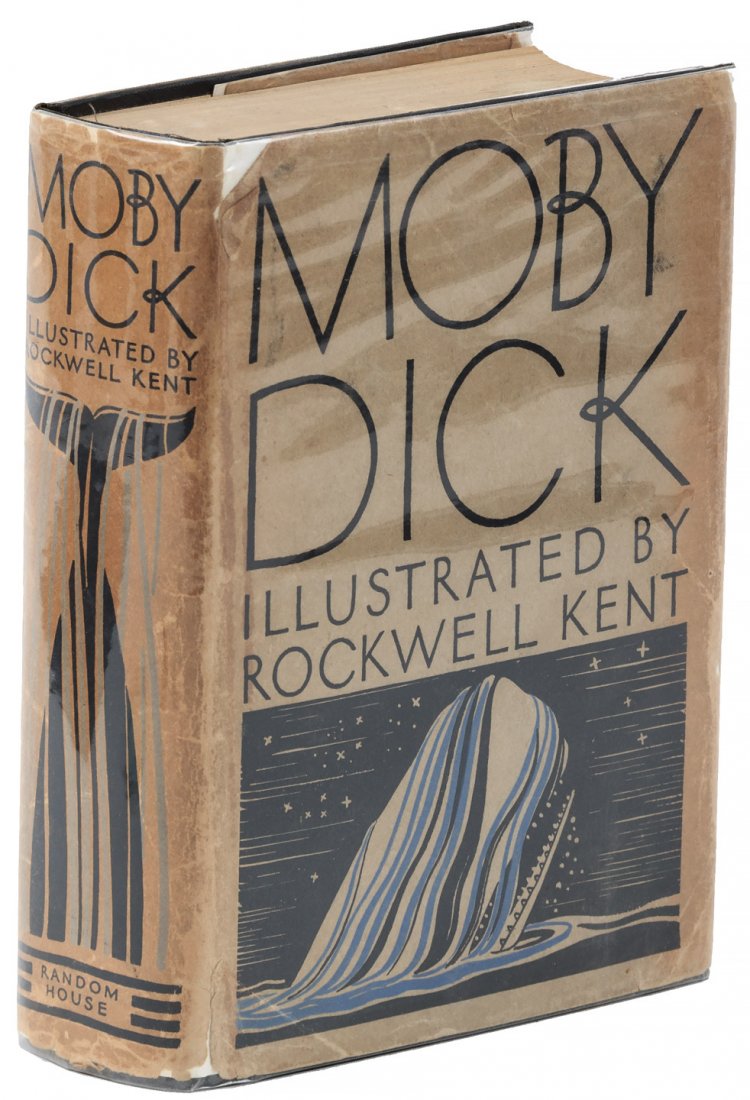 Moby Dick with Rockwell Kent Illustrations: Heading: (Kent, Rockwell) Author: Melville, Herman Title: Moby Dick; Or, The Whale Place Published: New York Publisher:Random House Date Published: 1930 Description: [xxxii]