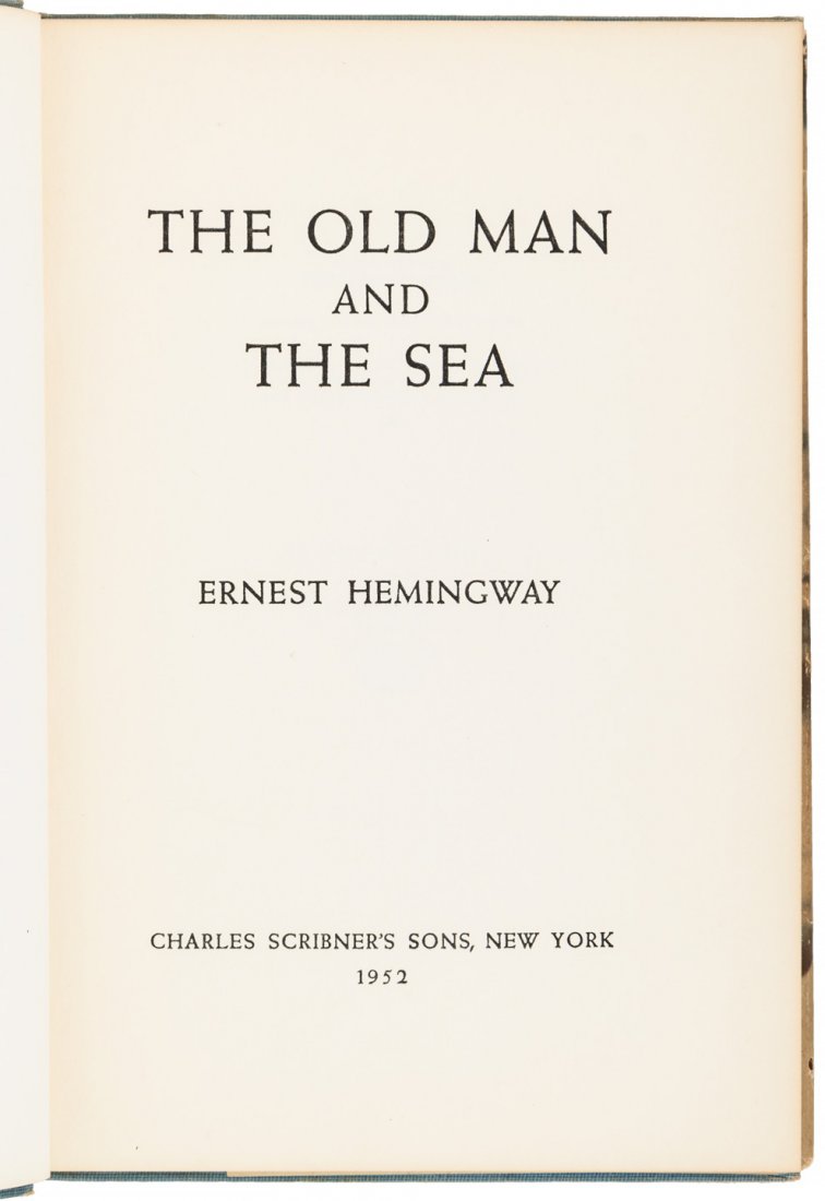 Ernest Hemingway The Old Man and the Sea (1 of 3)