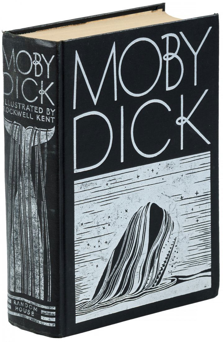 Rockwell Kent - Herman Melville - Moby Dick - First: Heading: (Kent, Rockwell) Author: Melville, Herman Title: Moby Dick Or The Whale Place Published: New York Publisher:Random House Date Published: 1930 Description: Illustr
