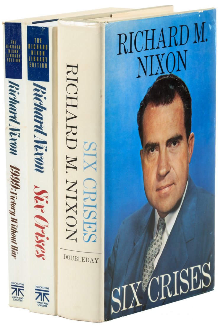 Three volumes signed by Richard Nixon (1 of 2)