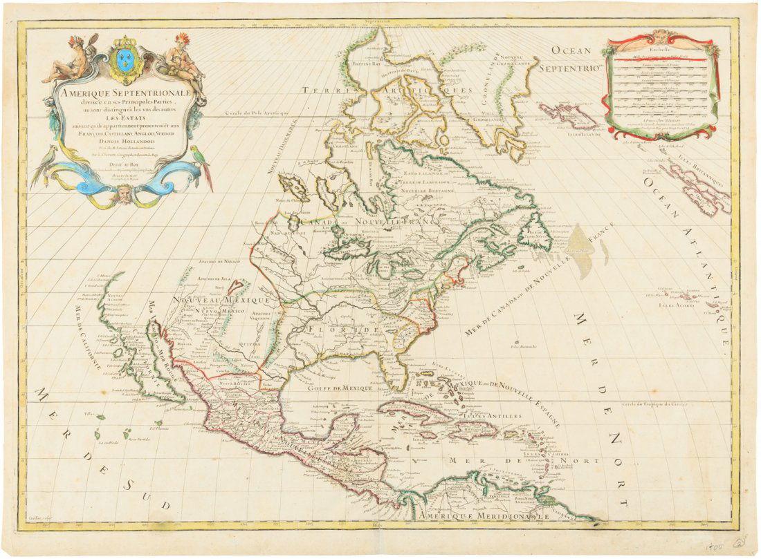 Map of North America 1719 (1 of 1)