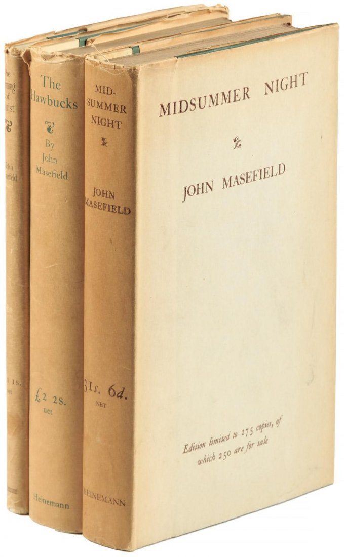 Three signed limited editions by John Masefield (1 of 1)
