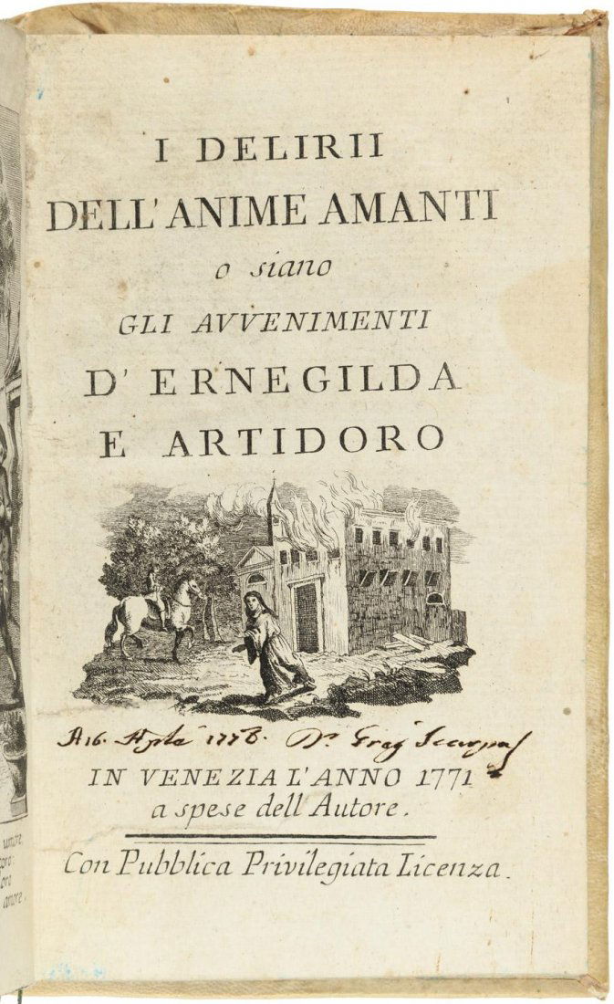 Rare work by Venetian author Antonio Piazza 1771 (1 of 3)