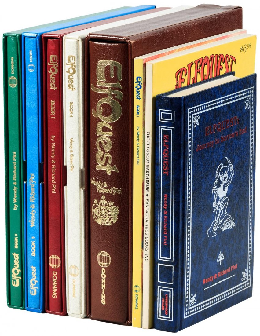 Eight volumes of signed Elfquest comics & prose (1 of 1)