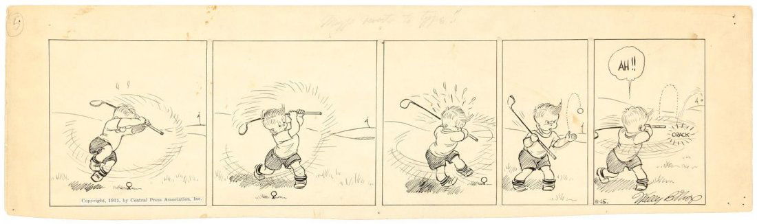 Original comic art for Muggs McGinnis by Wally Bishop (1 of 1)