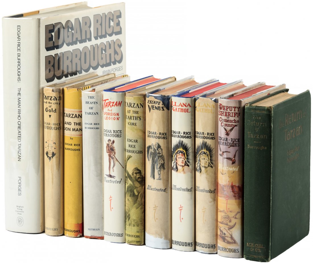 Eleven volumes by or about Edgar Rice Burroughs (1 of 1)