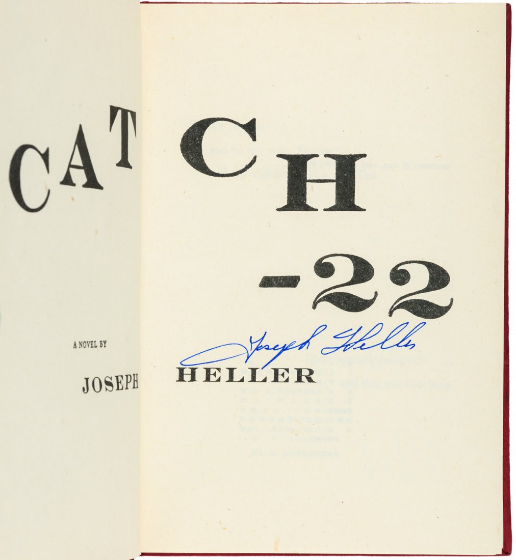 Pirated editon of Catch-22 signed by Heller (1 of 1)