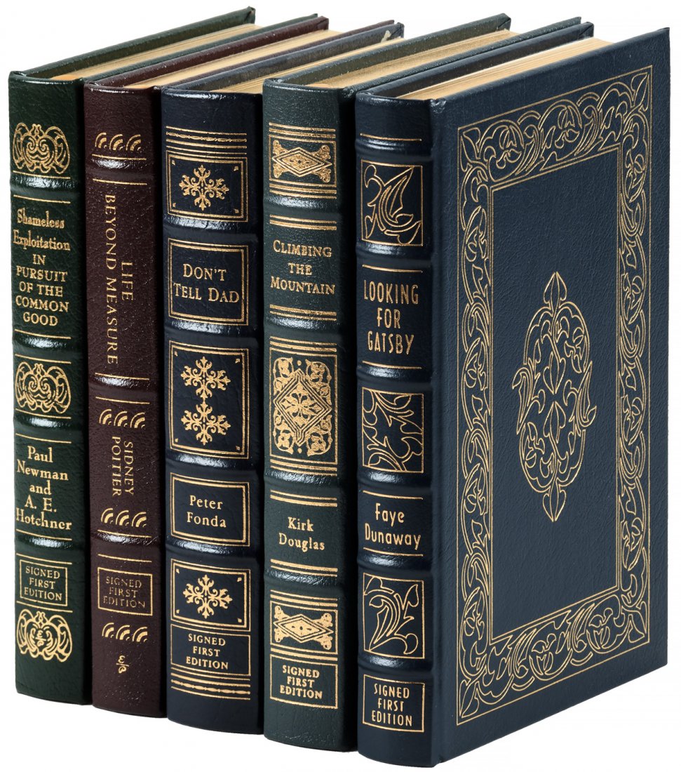 5 signed works by actors published by Easton Press (1 of 2)