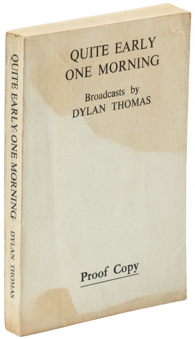 Dylan Thomas Quite Early One Morning (1 of 1)