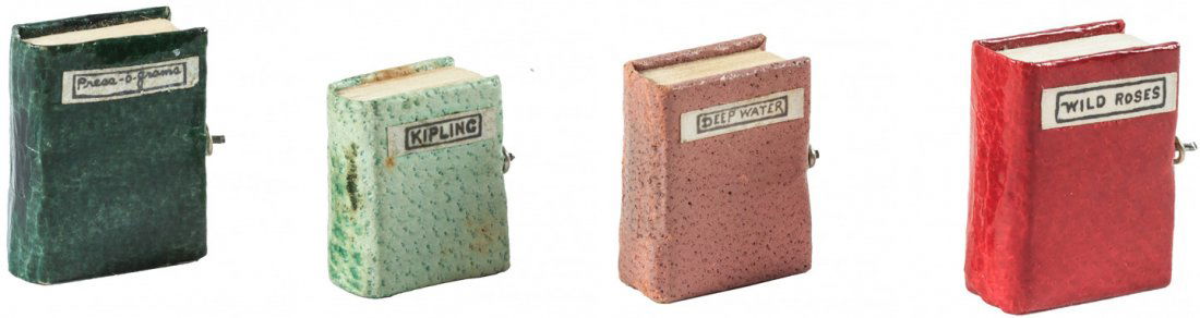 Four miniature volumes created by Burt Randle (1 of 1)