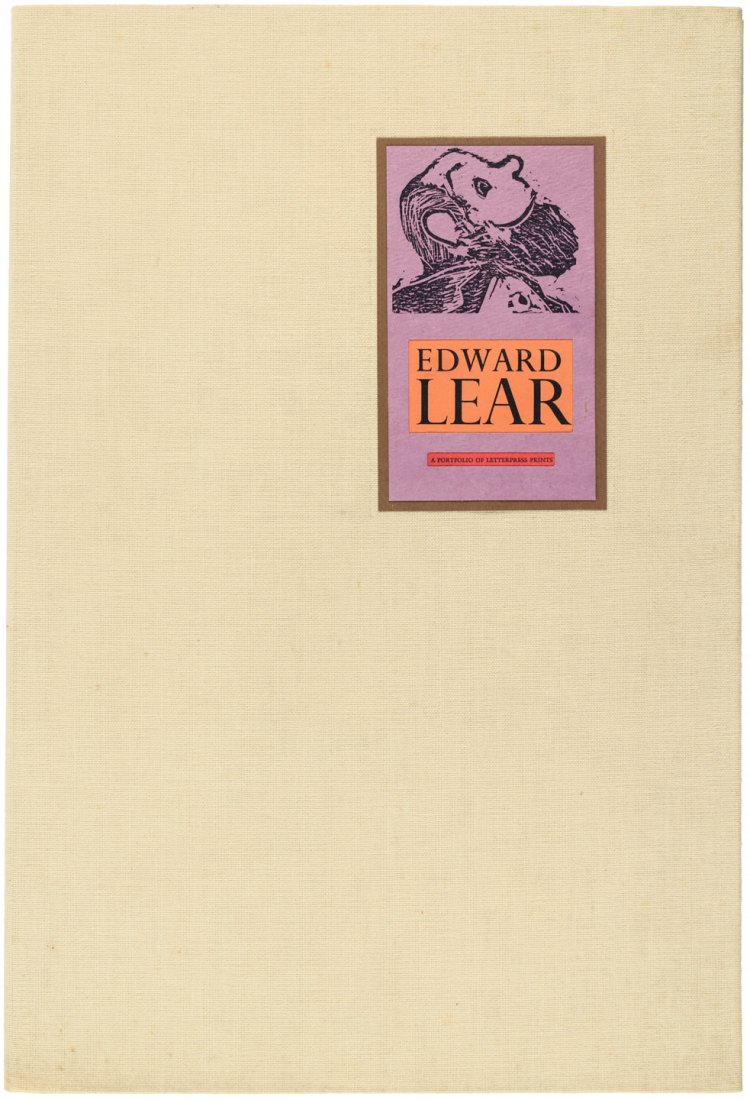 Edward Lear. A Portfolio of Letterpress Prints: Heading: (Capricorn Press) Author: Lear, Edward Title: Edward Lear. A Portfolio of Letterpress Prints [cover title] Place Published: Santa Barbara Publisher:Capricorn Press Date Published: 19