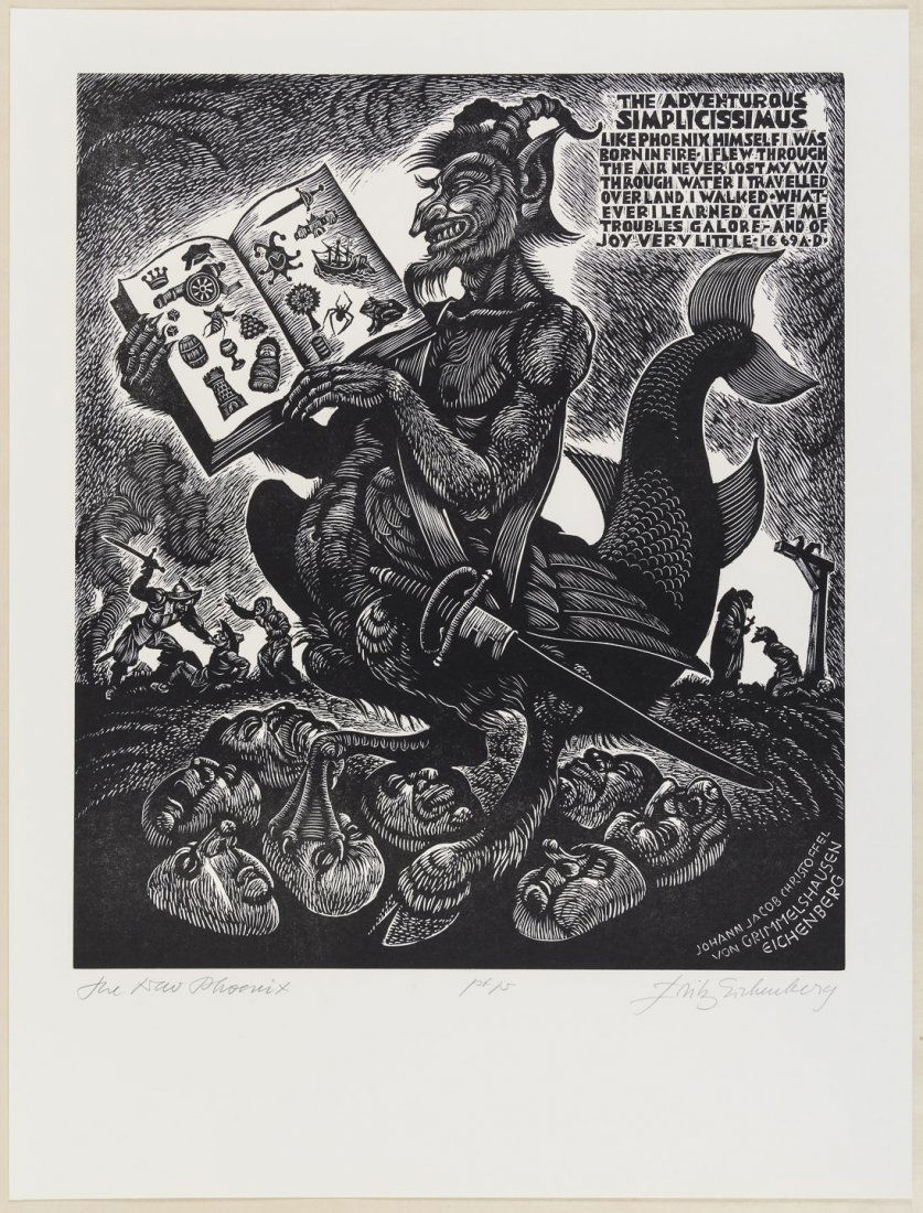 Suite of Fritz Eichenberg wood engravings for (1 of 6)