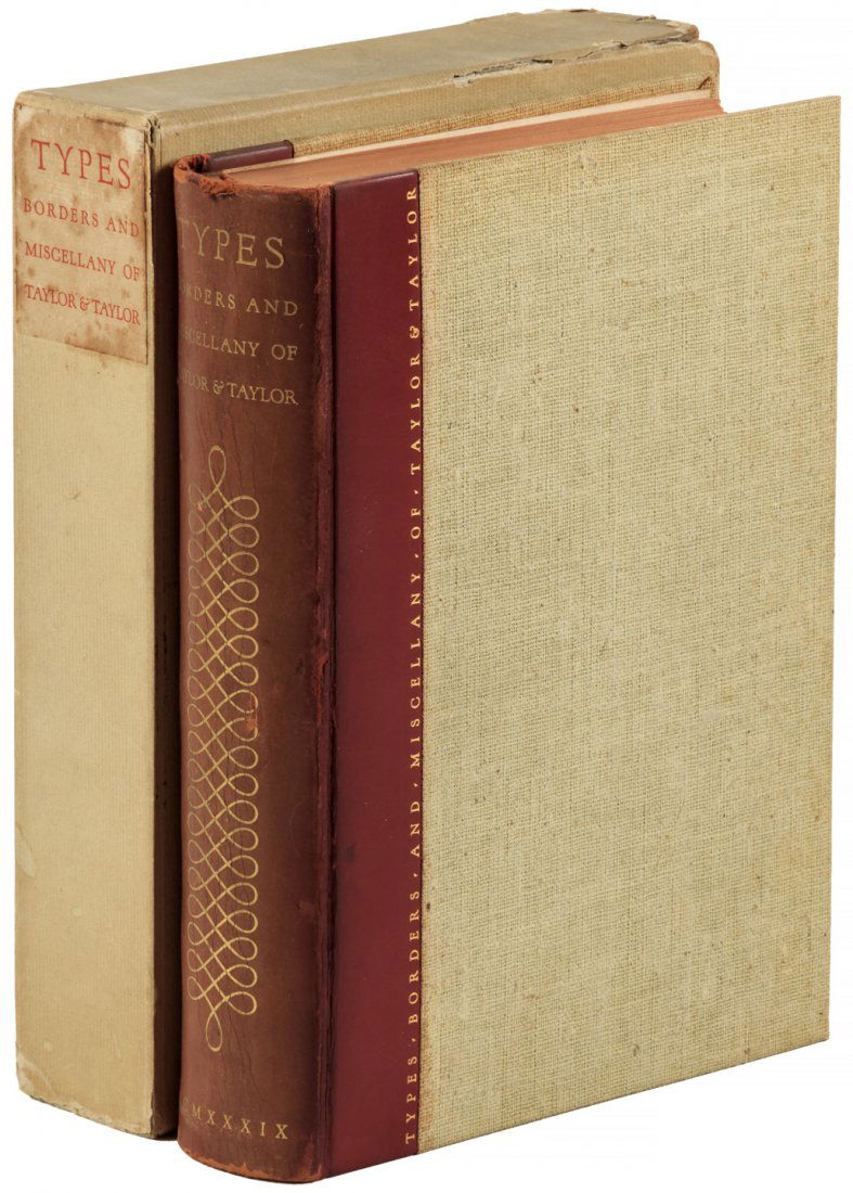 Taylor & Taylor Type Specimen Book (1 of 2)