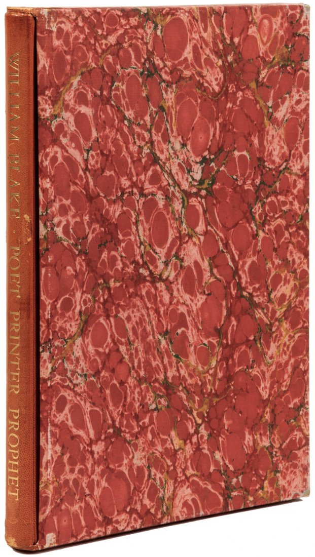 William Blake, Poet, Printer, Prophet: Heading: (Blake, William) Author: Keynes, Geoffrey. Title: A Study of the Illuminated Books of William Blake, Poet, Printer, Prophet Place Published: London and Paris Publisher:Trianon Press Date