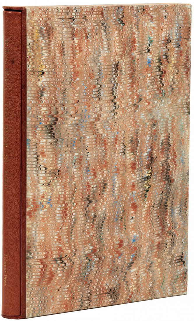 William Blake The Book of Thel 1/20 copies: Heading: Author: Blake, William Title: The Book of Thel Place Published: London Publisher:Trianon Press Date Published: 1965 Description: 8 color facsimile plates and comme