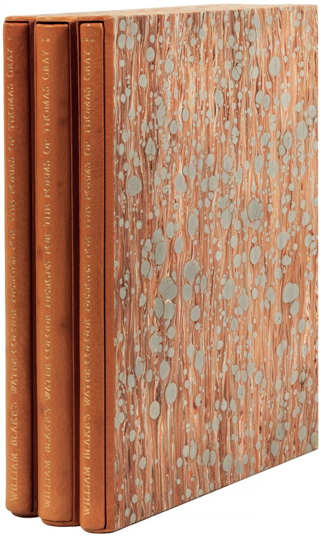 William Blake Drawings for Thomas Gray: Heading: Author: Blake, William Title: Water-Colour Designs for the Poems of Thomas Gray Place Published: London Publisher:Trianon Press Date Published: 1972 Description: 3