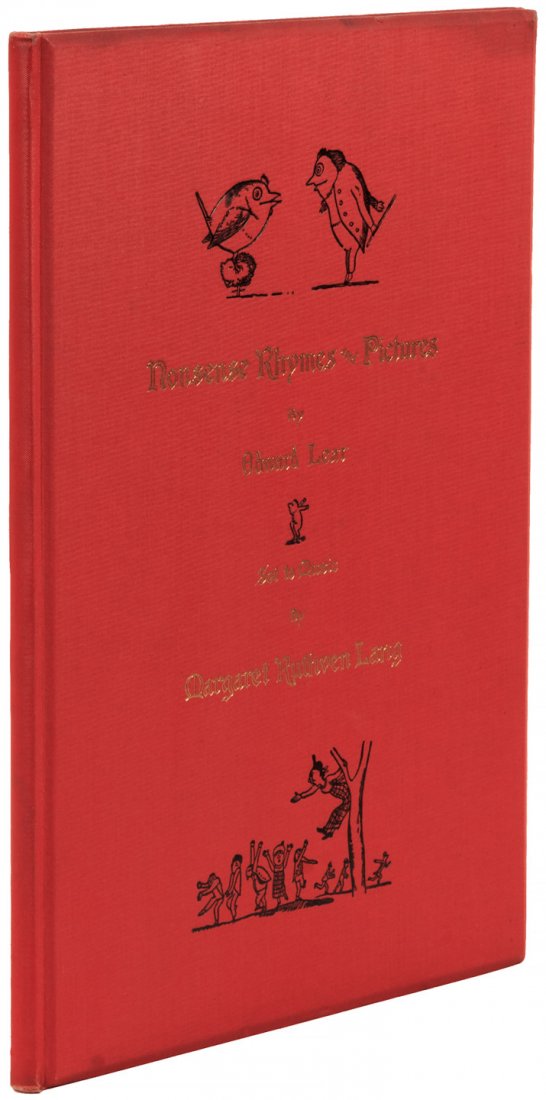 Edward Lear Nonsense Rhymes & More: Heading: Author: Lear, Edward Title: Nonsense Rhymes and Pictures [and] More Nonsense Rhymes and Pictures Place Published: Leipzig Publisher:Arthur P. Schmidt Date Published: 1905 & 1907