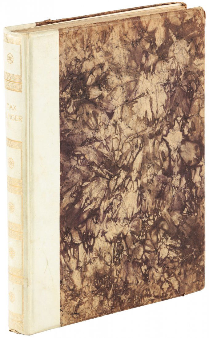 Art of Max Klinger limited edition: Heading: (Klinger, Max) Author: Meissner, Franz Hermann Title: Max Klinger. Radierungen, Zeichnungen, Bilder und Skulpturen Place Published: Munich Publisher:Franz Hanfstaengl Date Published: