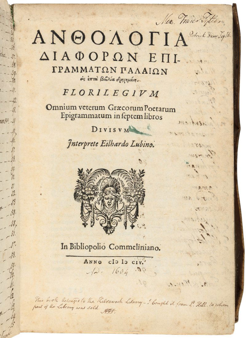 Eilhard Lubin Florilegium 1604 (1 of 3)