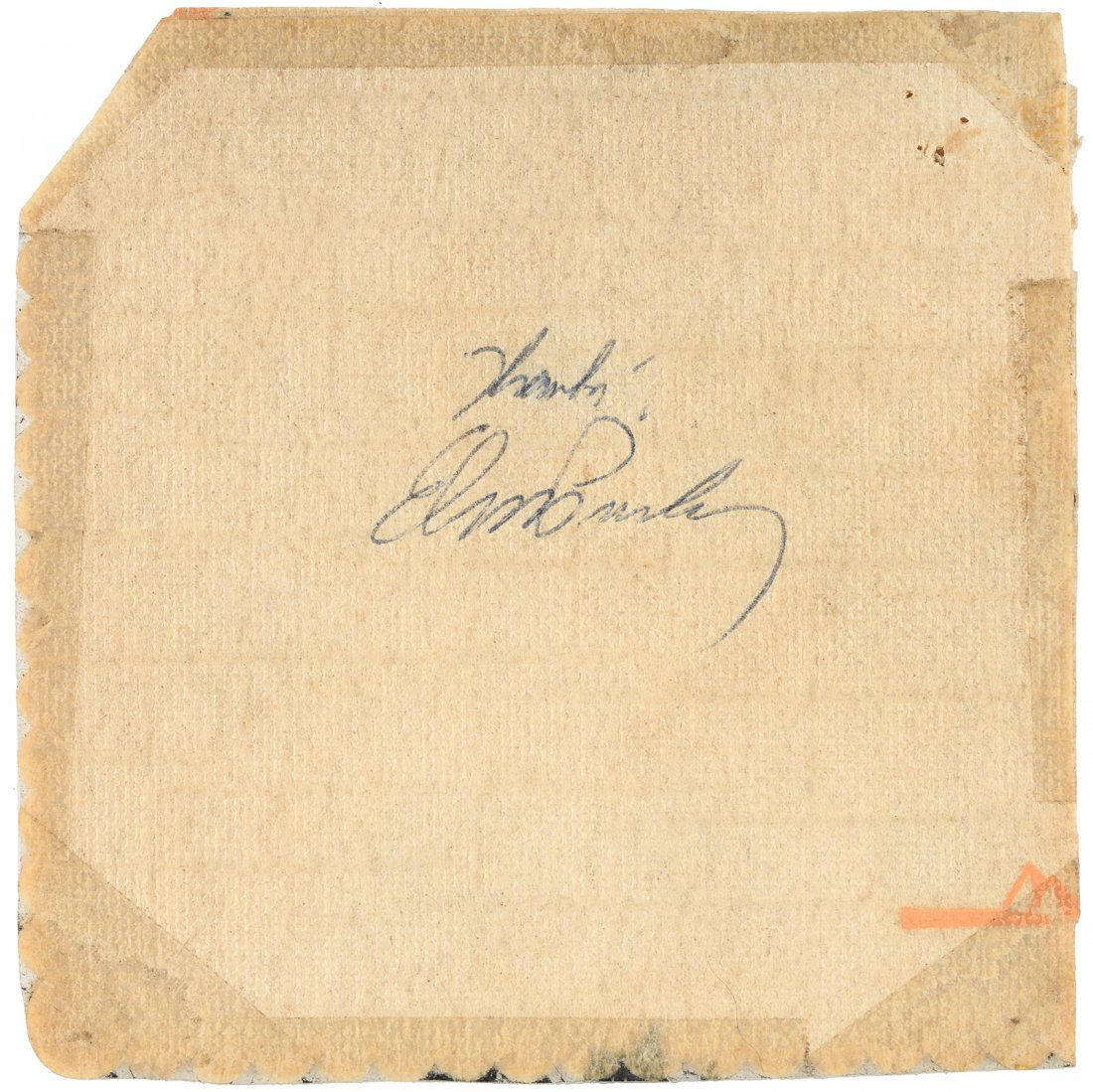 Elvis Presley autograph on Sahara casino napkin (1 of 1)