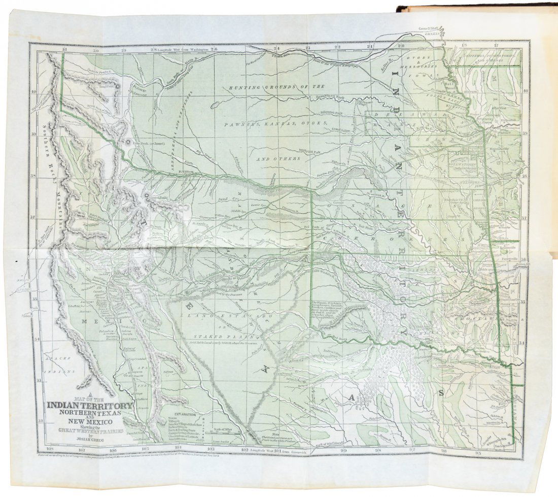 Josiah Gregg Commerce of the Prairies 1844 (1 of 6)
