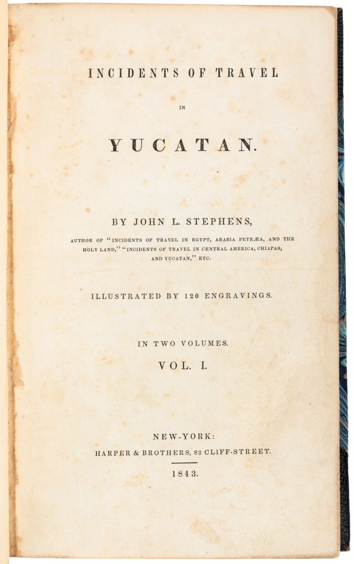 Stephens Incidents of Travel in the Yucatan 1843 (1 of 2)