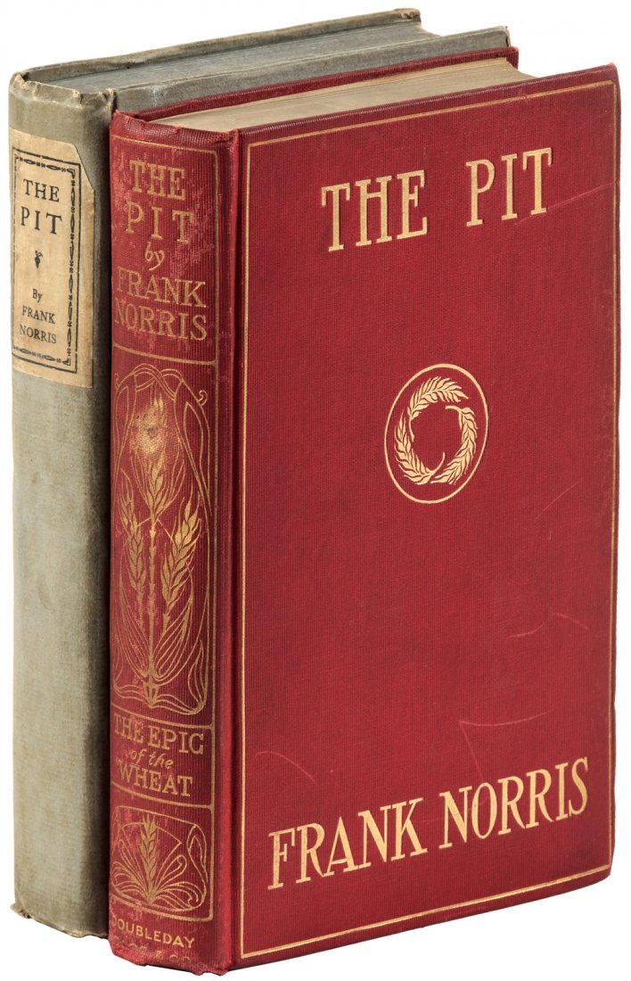 Frank Norris The Pit Two Editions (1 of 1)
