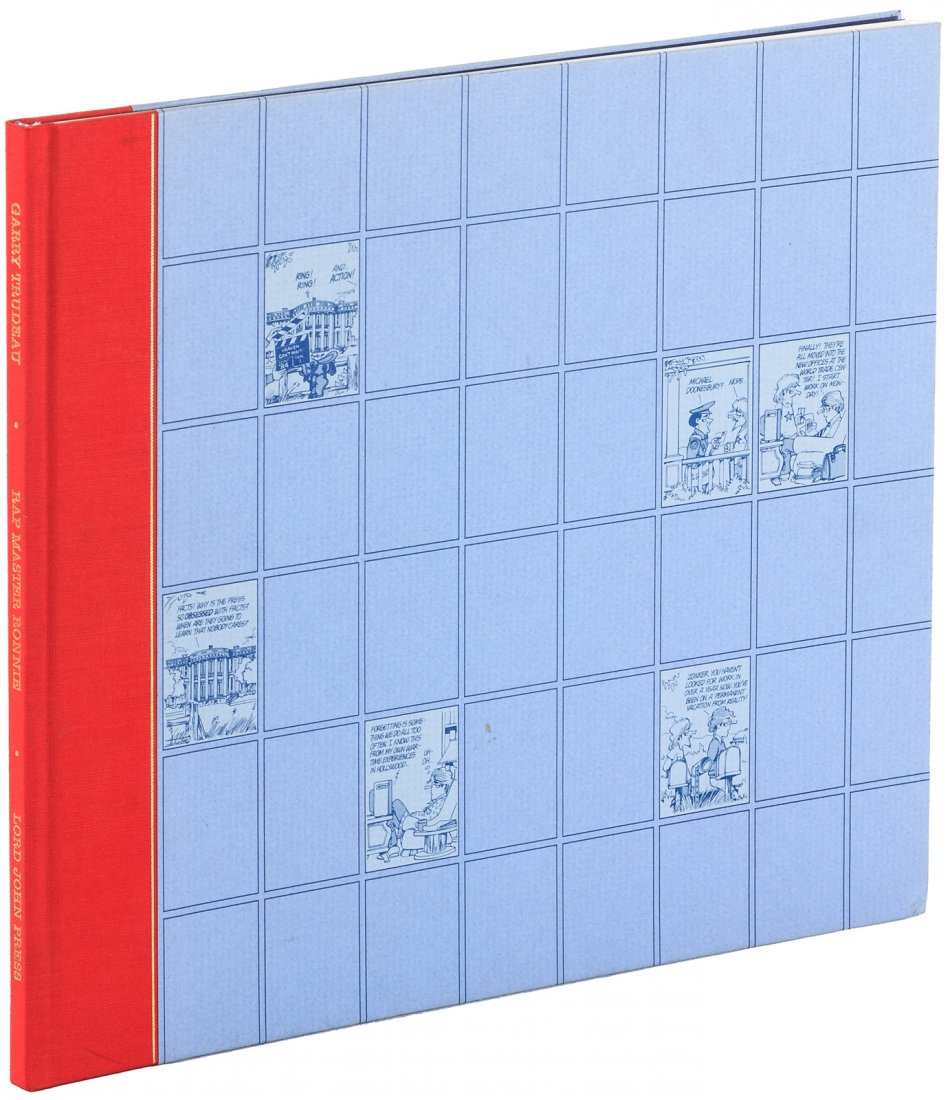 Signed by Gary Trudeau.: Heading: Author: Trudeau, Garry Title: Rap Master Ronnie. - Publisher's Copy Place Published: Northridge, California Publisher:Lord John Press Date Published: 1986 Description: