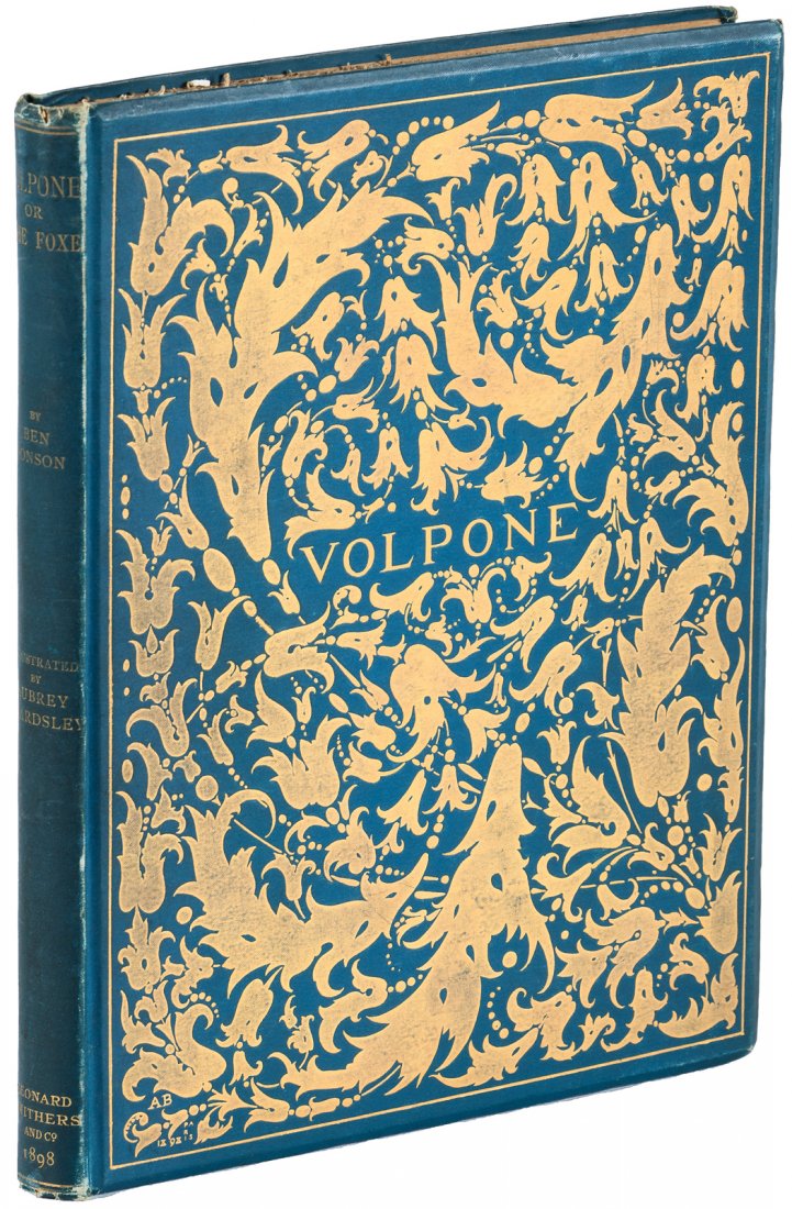 Aubrey Beardsley illustrates Ben Johnson: Heading: (Beardsley, Aubrey) Author: Johnson, Ben Title: Volpone: or The Foxe Place Published: London Publisher:Leonard Smithers Date Published: 1898 Description: Illustrate