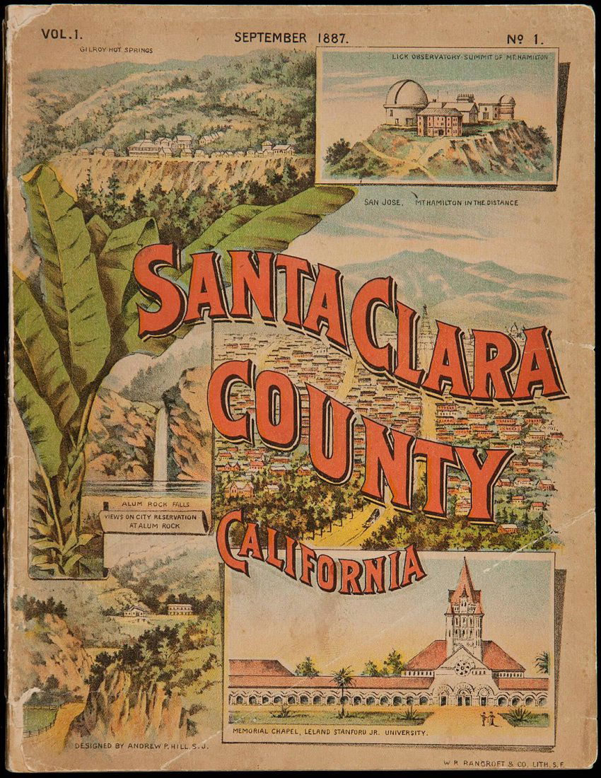 Santa Clara County California Vol 1, No 1 1887 (1 of 1)