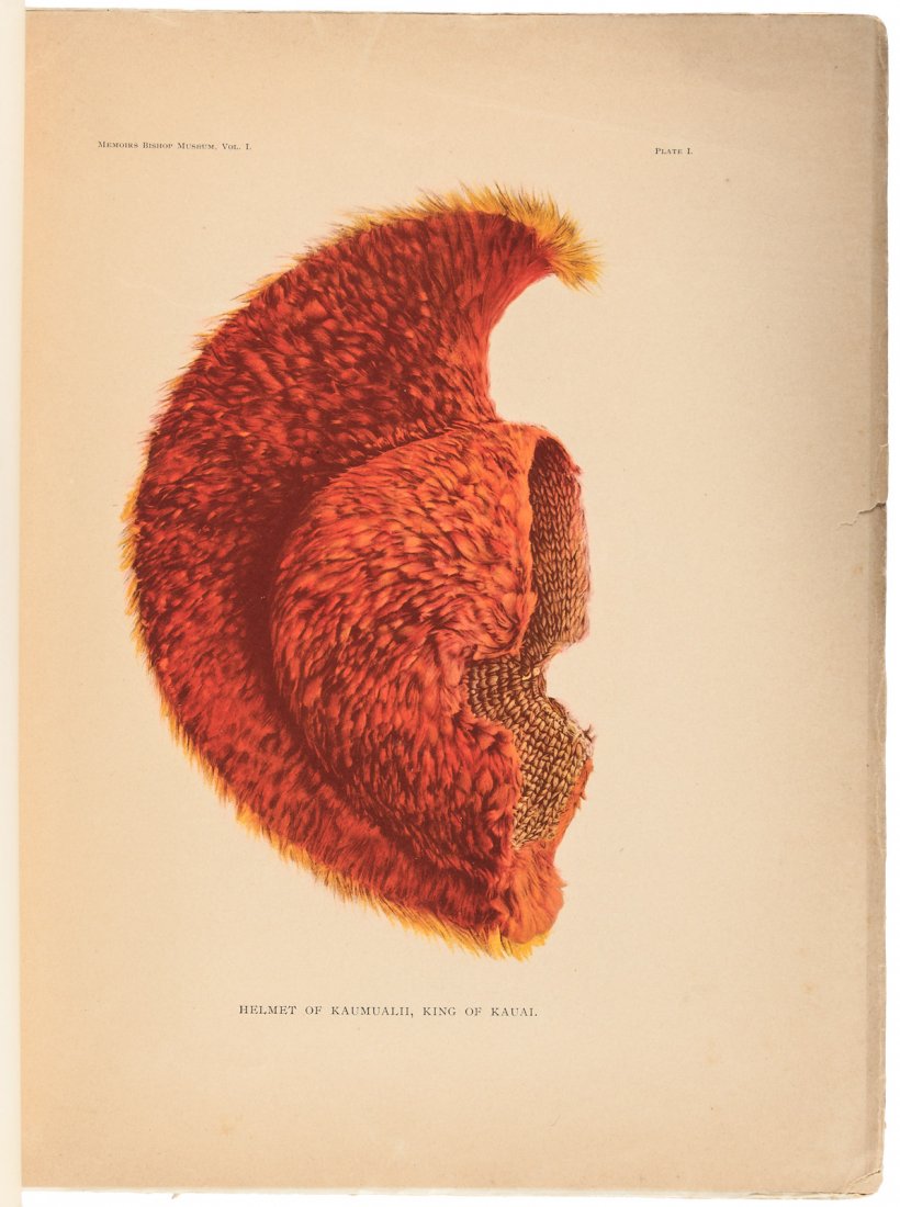 Brigham's Hawaiian Feather Work, 1/300 Copies: Heading: (Hawaii) Author: Brigham, William T. Title: Hawaiian Feather Work. Memoirs of the Bernice Pauahi Bishop Museum of Polynesian Ethnology and Natural History Place Published: Honolulu, Hawaiian 