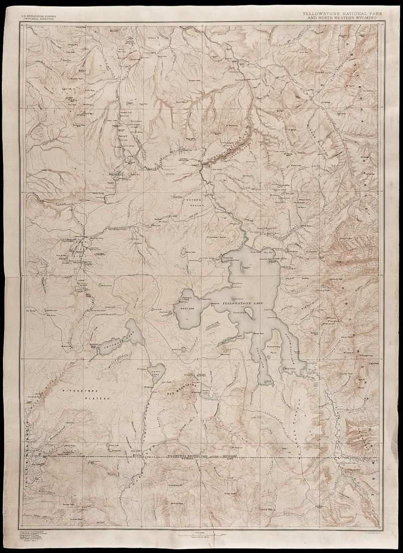 Large geologic map of Yellowstone (1 of 1)