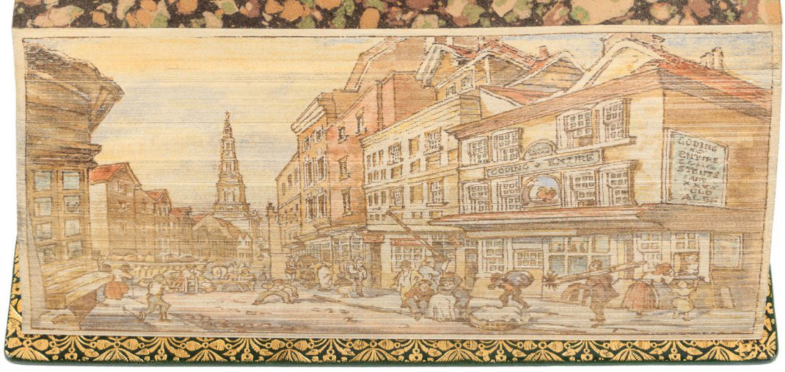 Dickens' Pickwick Papers with Fore Edge painting (1 of 2)