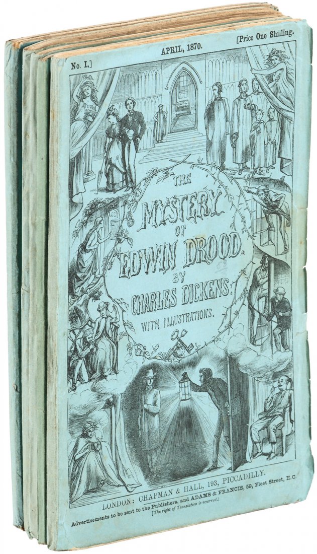 The Mystery of Edwin Drood: Heading: Author: Dickens, Charles Title: The Mystery of Edwin Drood Place Published: London Publisher:Chapman & Hall Date Published: 1870 Description: