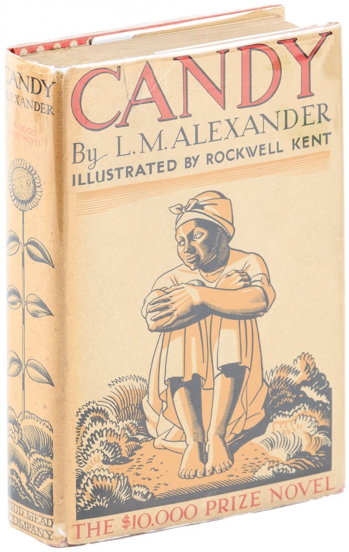 Candy with Illustrations by Rockwell Kent: Heading: [Kent, Rockwell] Author: Alexander, L. M. Title: Candy Place Published: New York Publisher:Dodd, Mead & Company Date Published: 1934 Description: Dust jacket art,