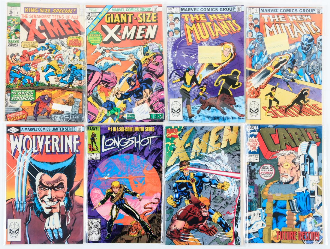 Eight X-Men Ralted Titles, Some Signed (1 of 1)