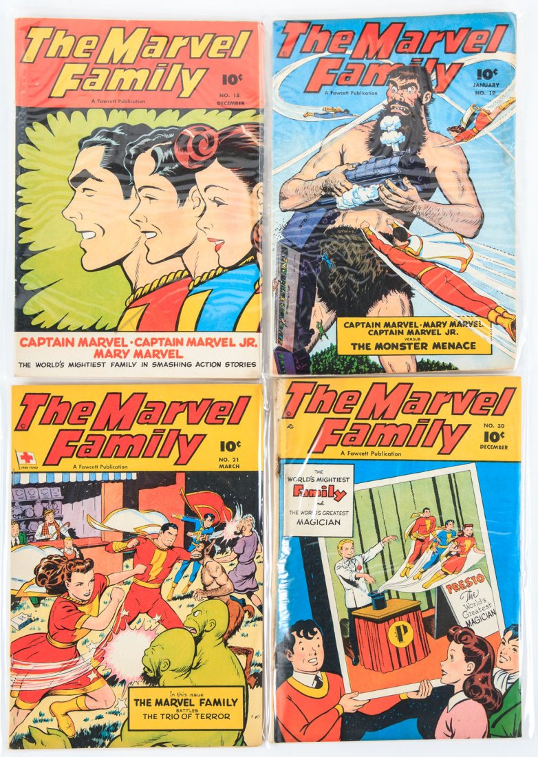 Four Issues of the Marvel Family From the Golden Age of (1 of 2)