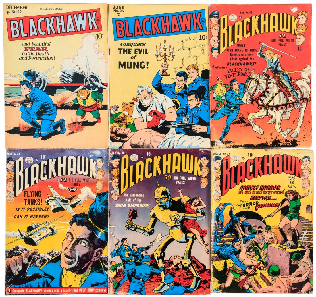 Six Issues of Blackhawk from the Golden Age (1 of 1)