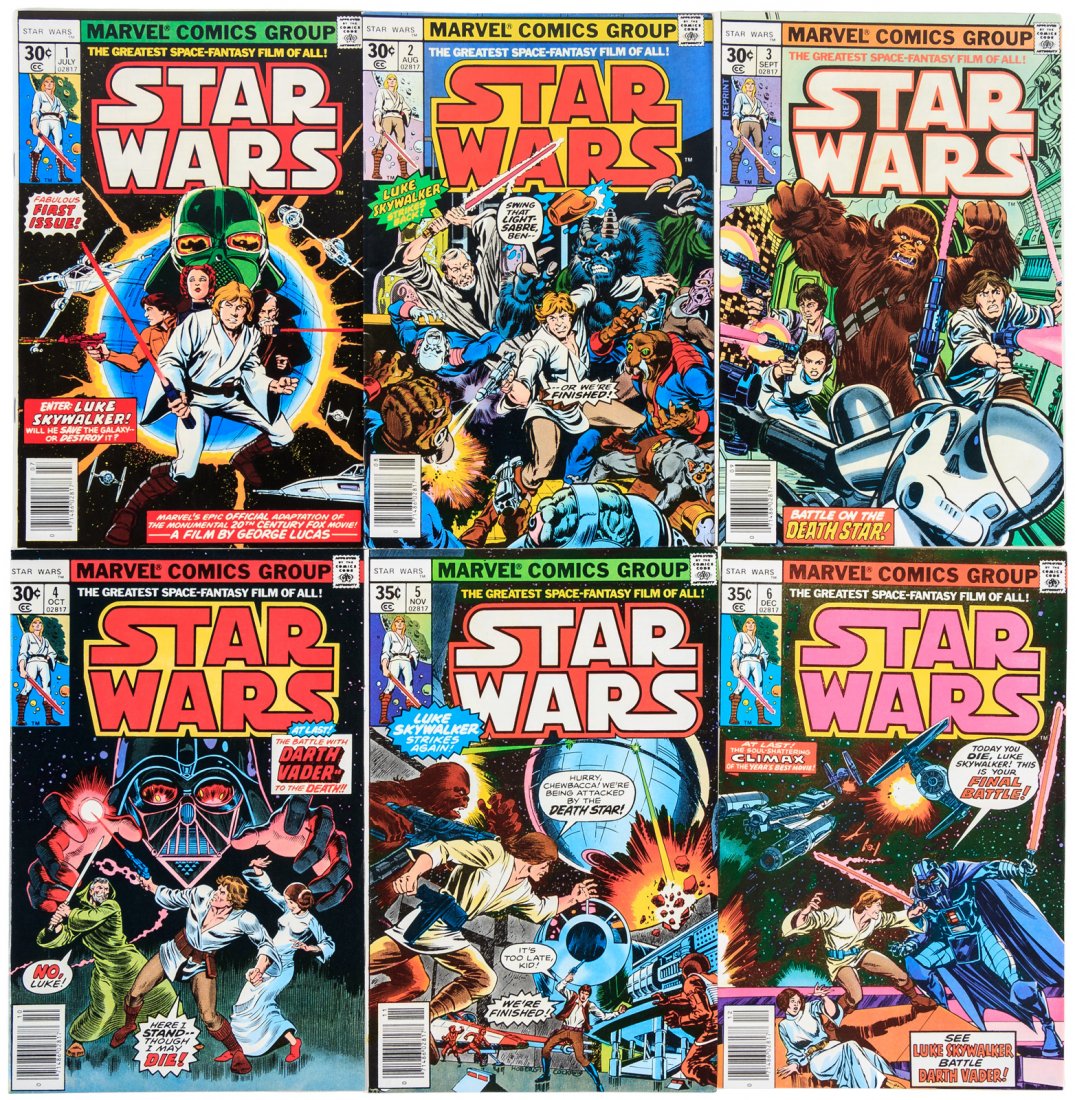 Star Wars Comics # 1-6, Signed (1 of 2)