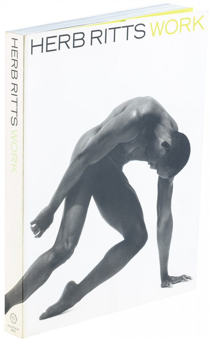 Herb Ritts Work first edition: Heading: Author: Ritts, Herb Title: Work Place Published: Boston Publisher:Bulfinch Press Date Published: [1996] Description: 235 black & white photographs. (Folio) origina