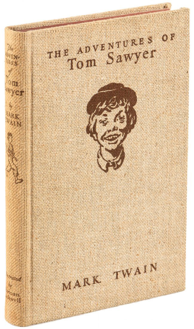 Norman Rockwell illustrates Tom Sawyer with autograph (1 of 2)