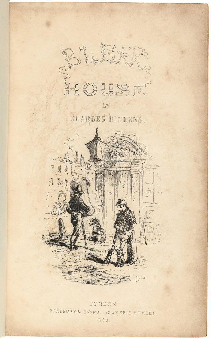 Charles Dickens Bleak House First Edition (1 of 5)