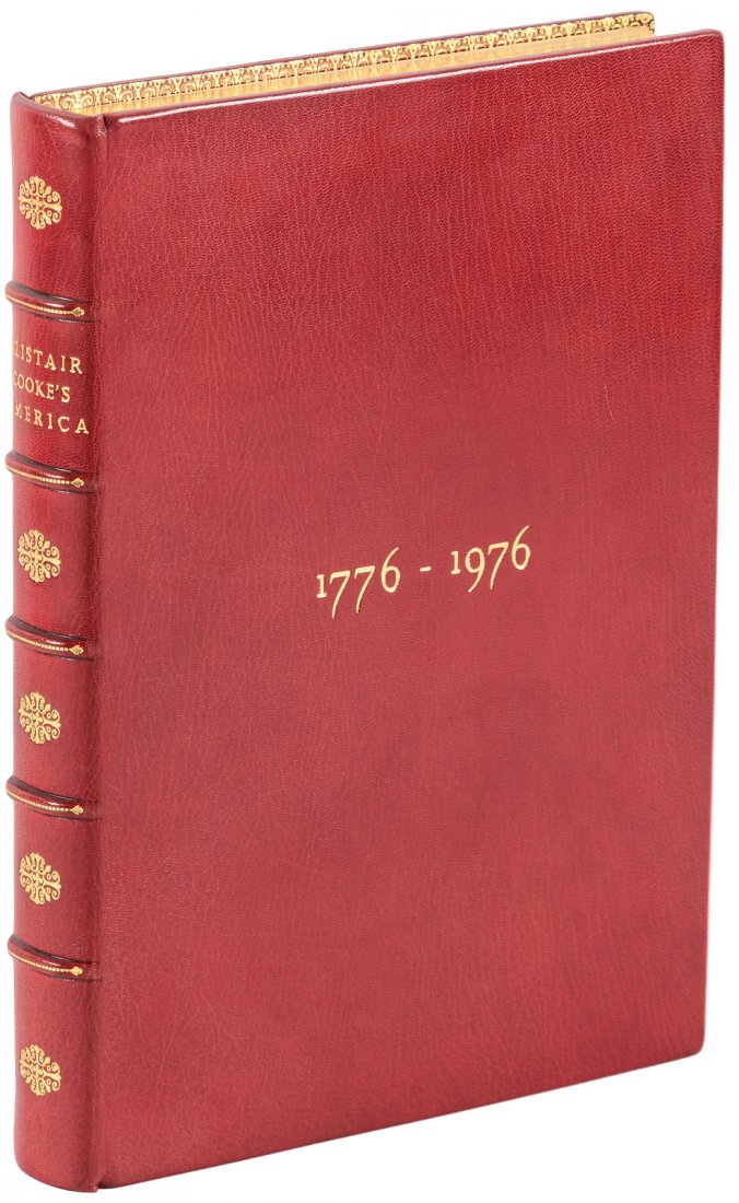 Alistair Cooke's America Special full morocco binding: Heading: (Fine Bindings) Author: Cooke, Alistair Title: Alistair Cooke's America Place Published: [London] Publisher:Paradine Date Published: [1976] Description: 400 pp. Ill